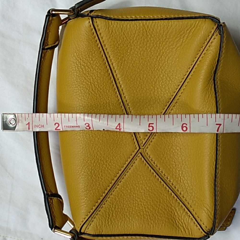 Loewe Mini Puzzle Bag in Mustard Yellow - Picture 6 of 14